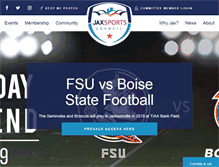 Tablet Screenshot of jaxsports.com